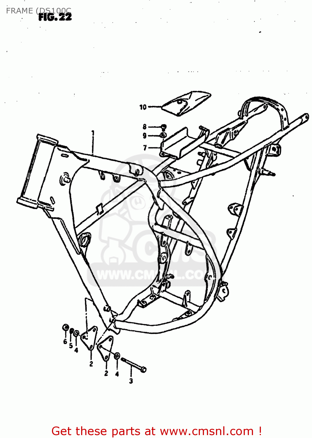 4110048202019: Frame Suzuki - buy the 41100-48202-019 at CMSNL