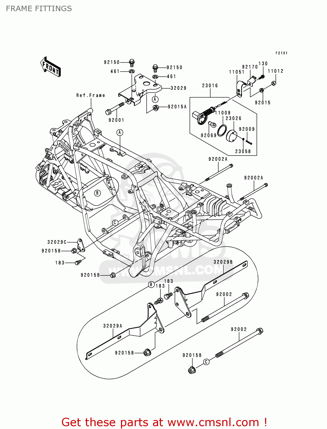 Kawasaki BOLT-UPSET-WS-SMALL 183J0818 Kawasaki BOLT-UPSET-WS-SMALL 183J0818