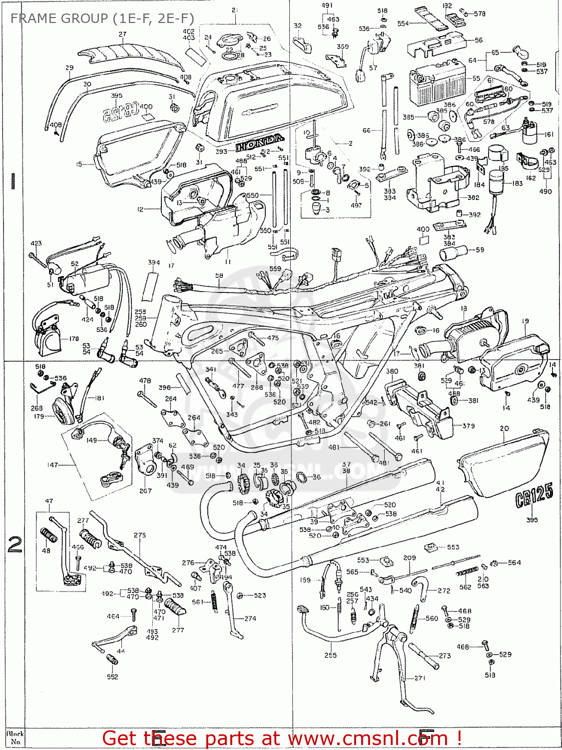 50100351621B Frame Body Comp. Honda buy the 50100351621B at CMSNL