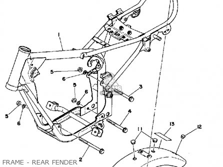 Frame Comp Yamaha Black photo