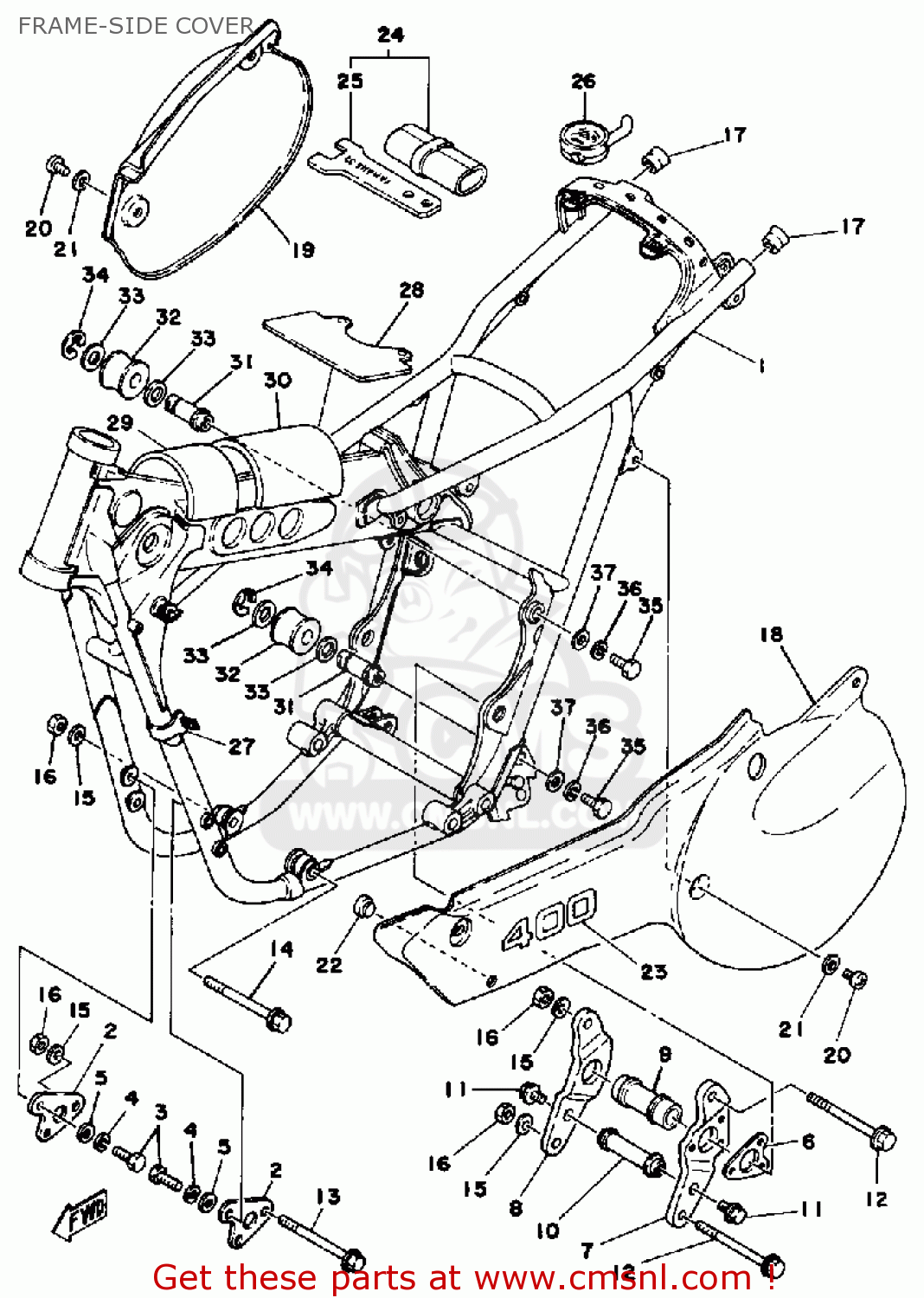 2X52145500: Plate, Patch Yamaha - buy the 2X5-21455-00 at CMSNL