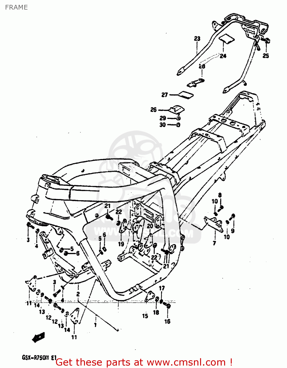 4398018D20: Grip Comp,rear Suzuki - buy the 43980-18D20 at CMSNL