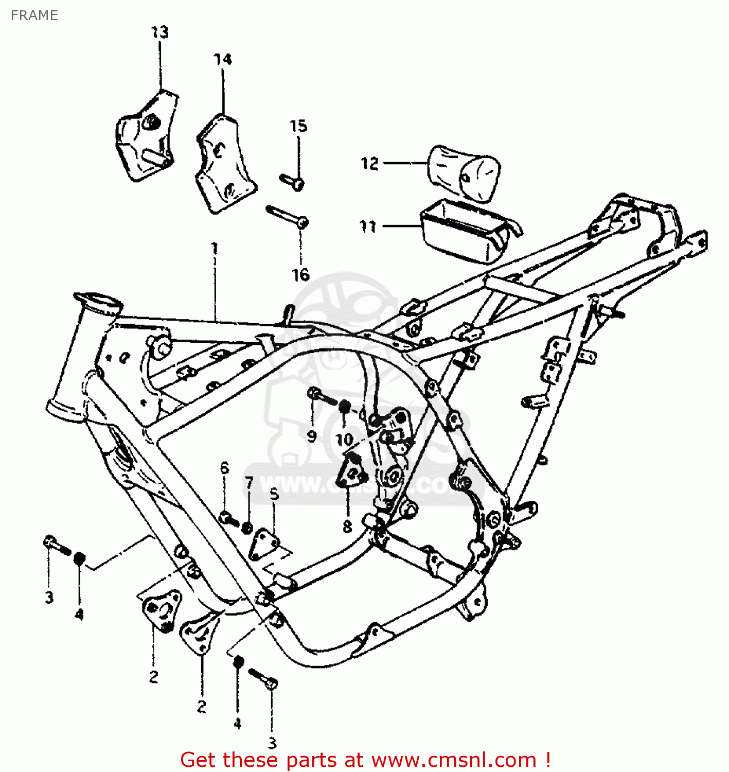 PLATE,ENGINE MOUNTING for GS550 1980 (T) GENERAL EXPORT (E01) order