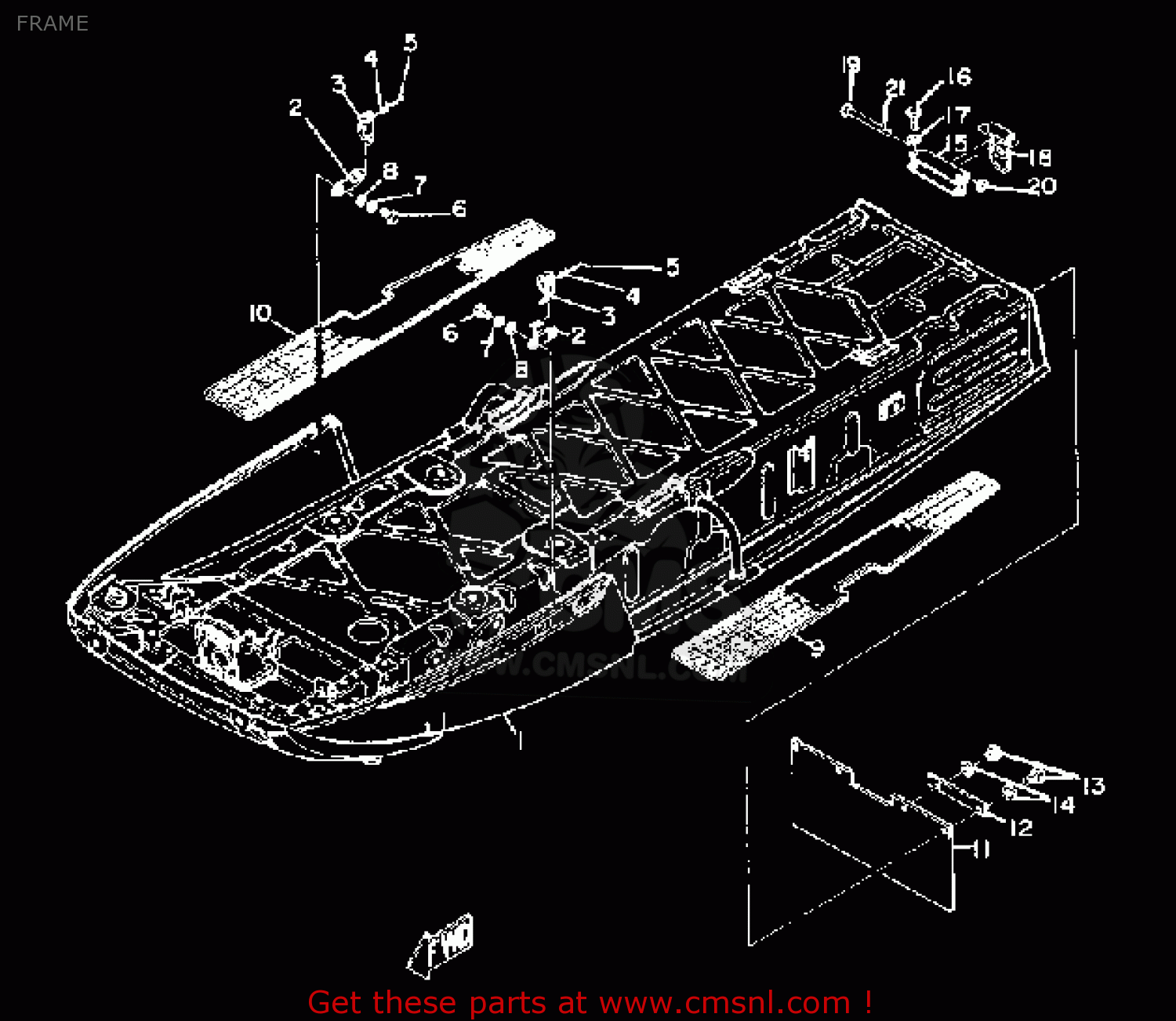 8072191000 Frame Yamaha buy the 8072191000 at CMSNL