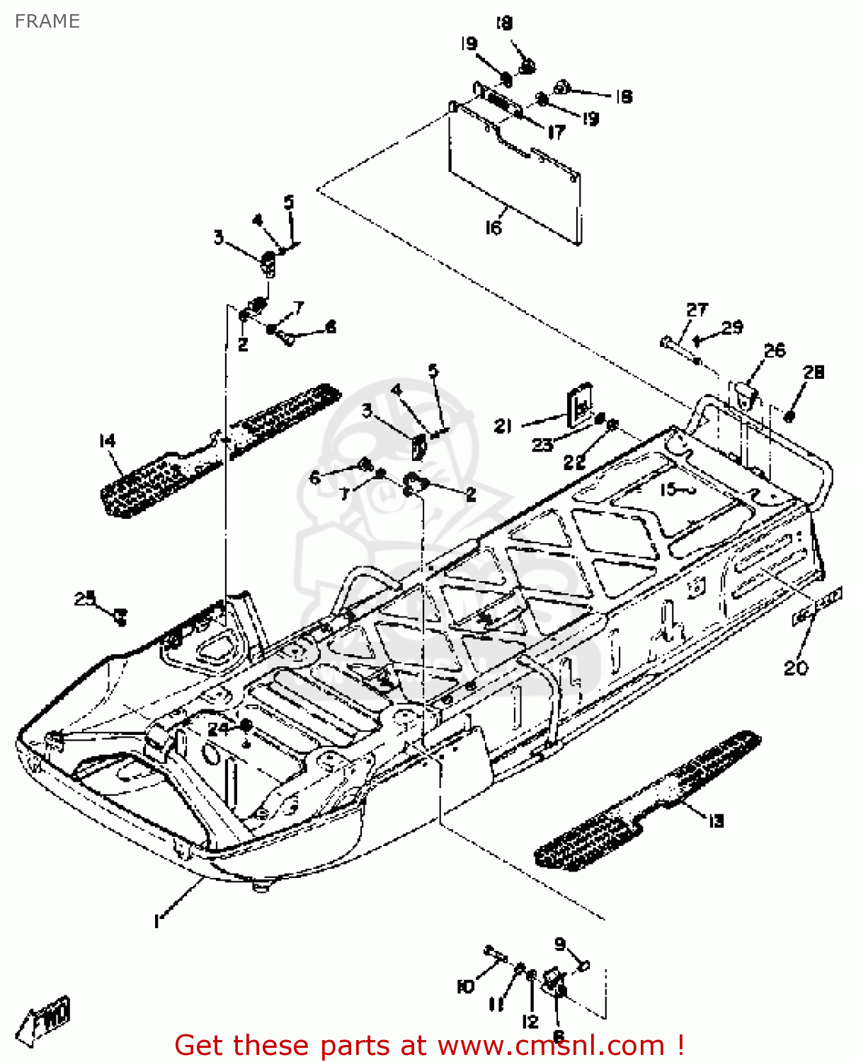 8672191000 Frame Yamaha buy the 8672191000 at CMSNL