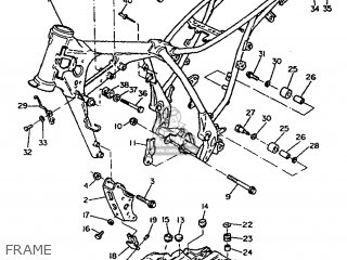 4LWF111000UJ: Frame Compl. Yamaha - buy the 4LW-F1110-00-UJ at CMSNL