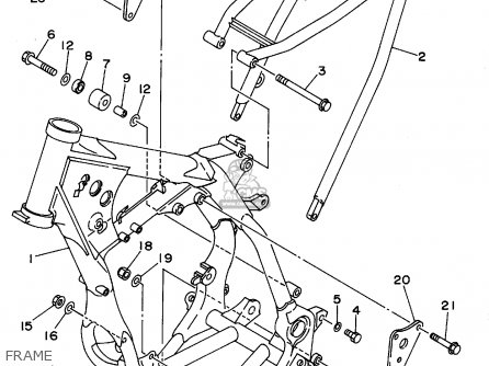 4JY2110100P0: Front Frame Comp. Yamaha - buy the 4JY-21101-00-P0 at CMSNL