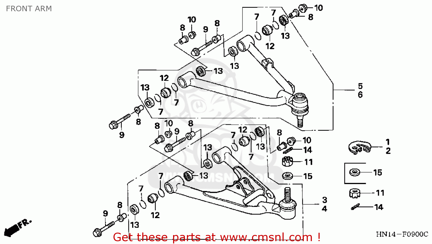 51365HN1003 Arm Sub Assy,l Fr Honda buy the 51365HN1003 at CMSNL