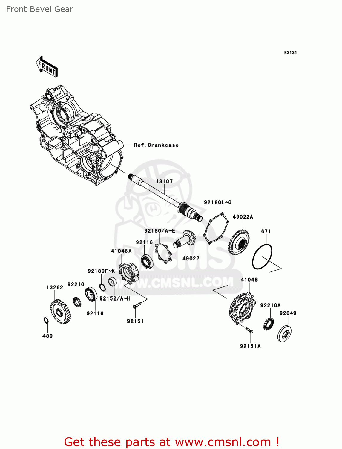 131070717 Shaft,output Kawasaki buy the 131070717 at CMSNL