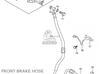 Hose Comp, Front Brake photo