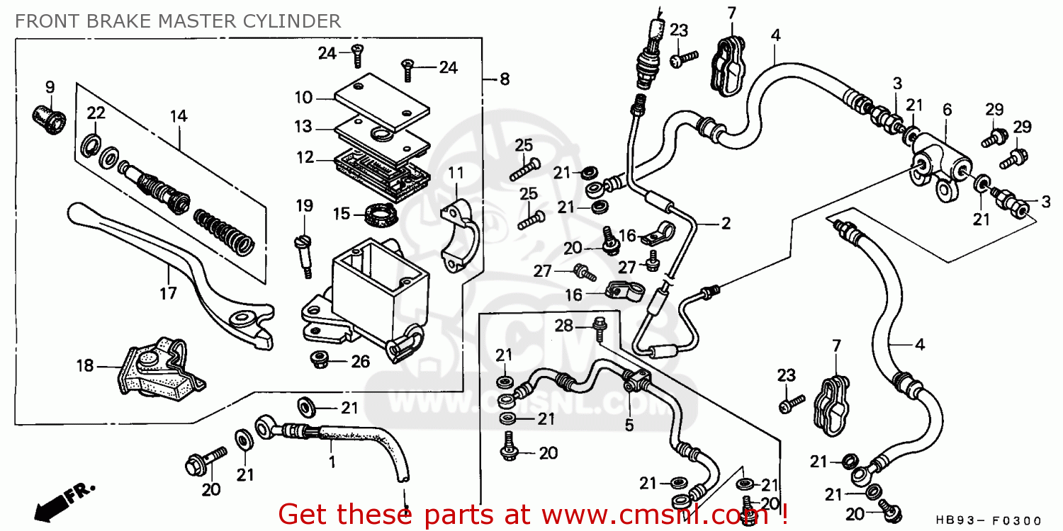 45500HB9671: Cylinder Assy.,fr Honda - buy the 45500-HB9-671 at CMSNL