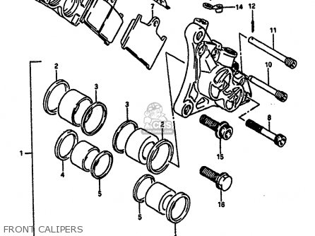 Caliper Assembly, Left photo