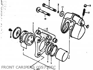 Caliper Assembly, Front, Left photo