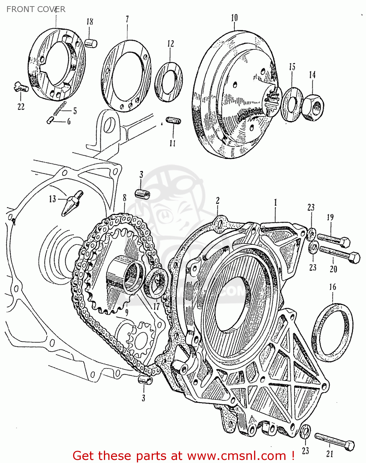 28131500140 Pulley, Belt Honda buy the 28131500140 at CMSNL