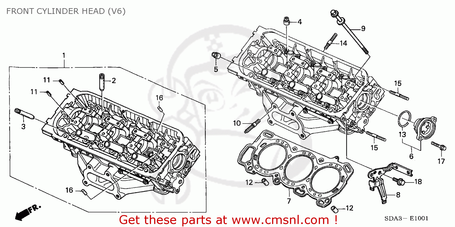 12251rcaa01: Gasket Comp,cylnh (nas) Honda - Buy The 12251-rca-a01 At Cmsnl