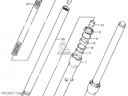 Damper Assy, Fr Fork, R photo