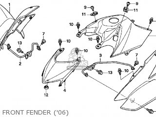 FENDER,FRO*R299R* for TRX250EX 2006 (6) USA - order at CMSNL