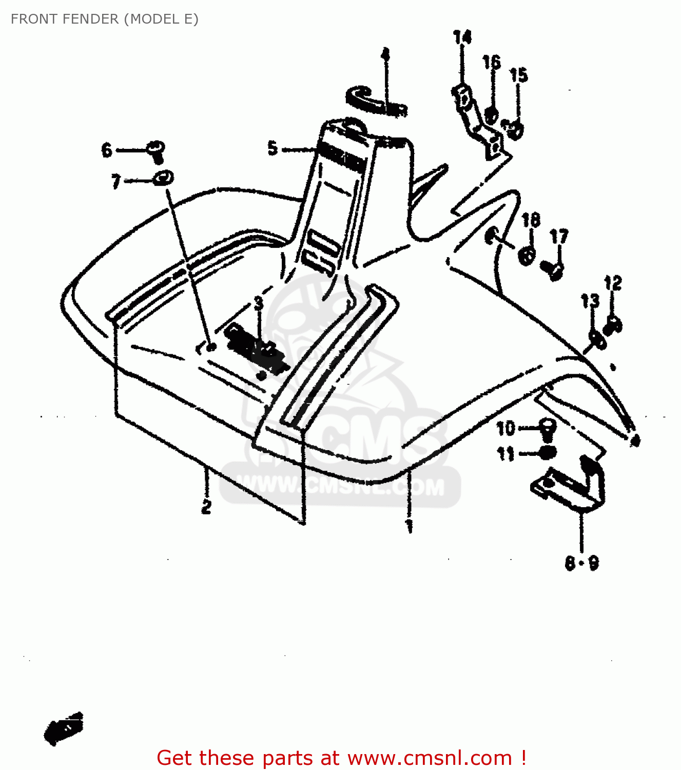 531110420000N Fender,front Suzuki buy the 531110420000N at CMSNL