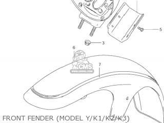 Fender Assembly, Front photo