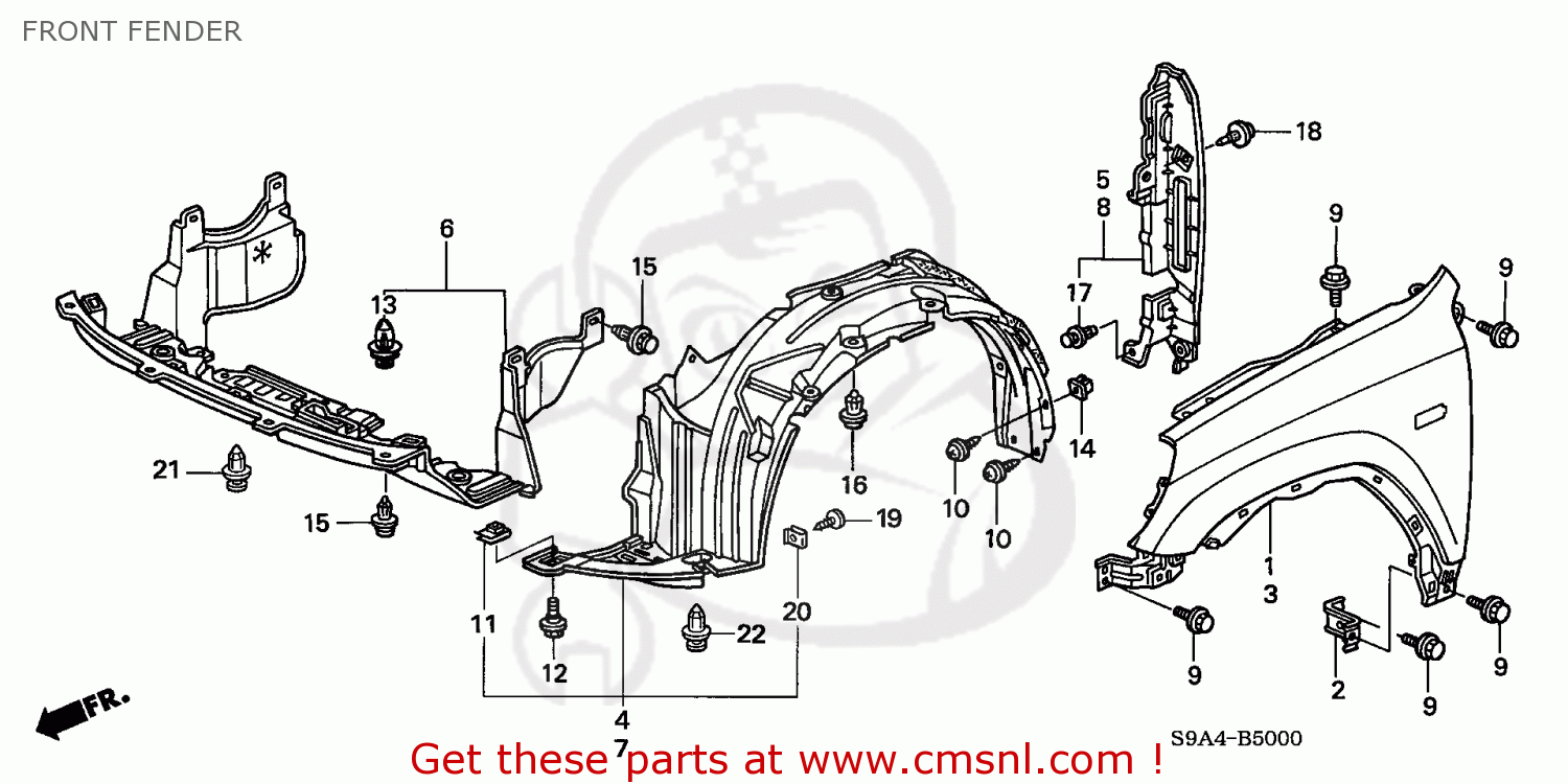 90103SDAA00: Screw,tapping 5x2 Honda - buy the 90103-SDA-A00 at CMSNL