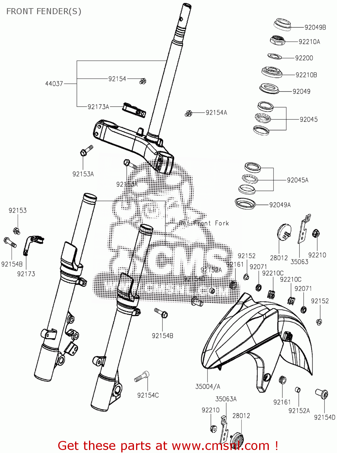 Kawasaki BOLT,8MM 92154Y125 Kawasaki BOLT,8MM 92154Y125