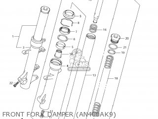 DAMPER ASSY,FR FORK,R DAMPER ASSY,FR FORK,R