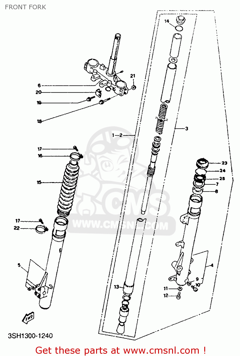 3XEF319100: Boot Yamaha - buy the 3XE-F3191-00 at CMSNL