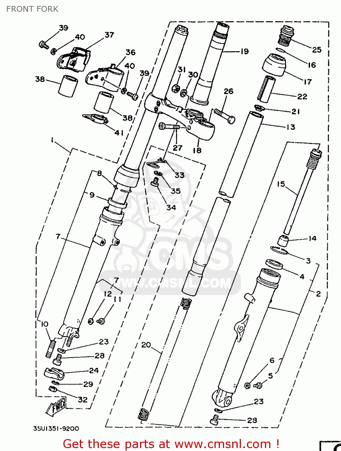 INNER TUBE COMP.1 for TY125 1989 3SU1 FRANCE 293SU351F1 order at CMSNL