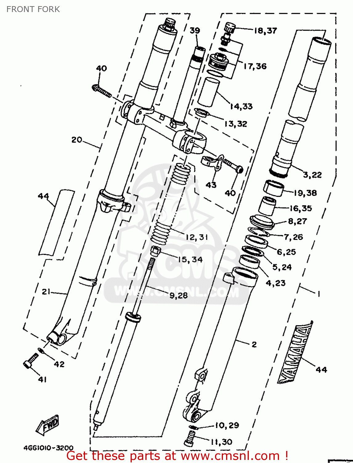 4GG2317300 Spindle, Taper Yamaha buy the 4GG2317300 at CMSNL