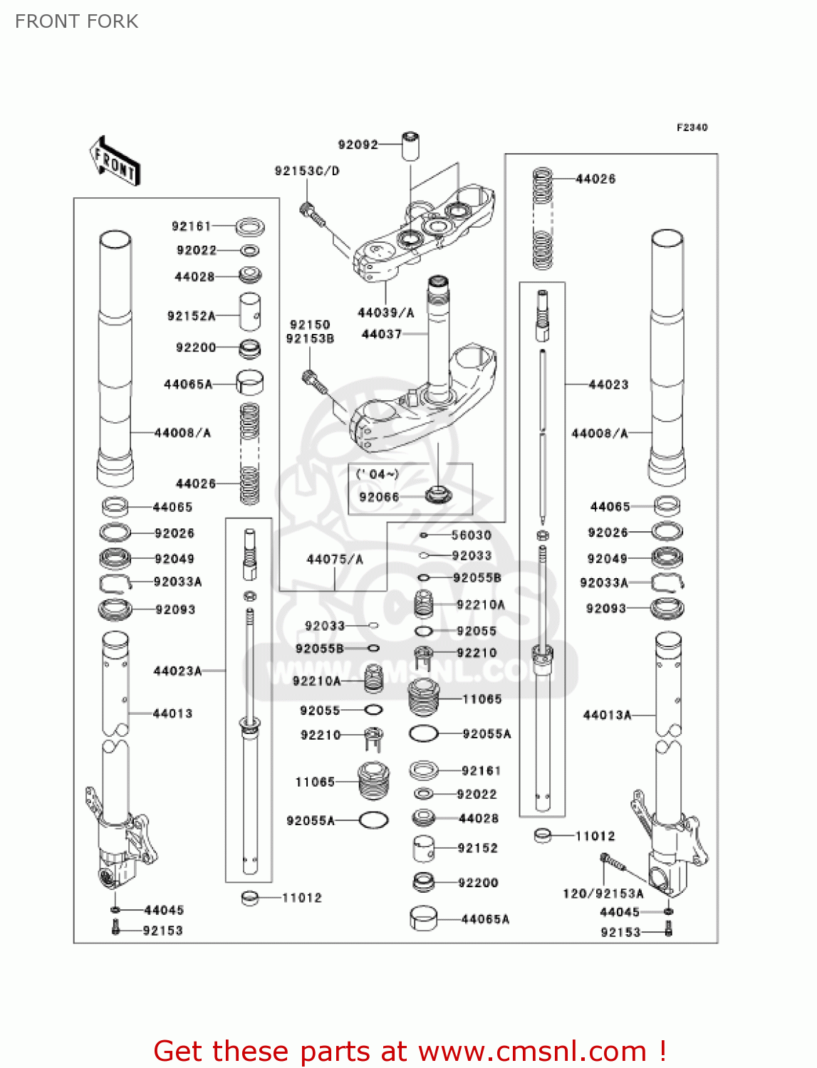 921610006: Damper Kawasaki - buy the 92161-0006 at CMSNL