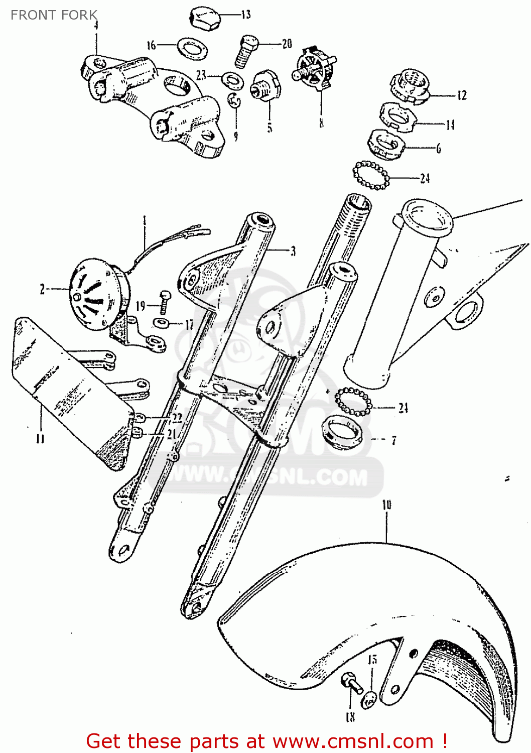 HARNESS HORN for Z50M MONKEY - order at CMSNL