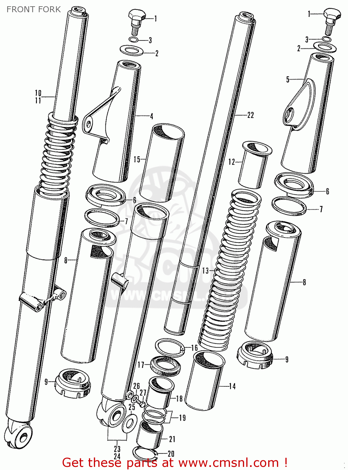 BOLT A,FORK for CD90Z GENERAL EXPORT - order at CMSNL