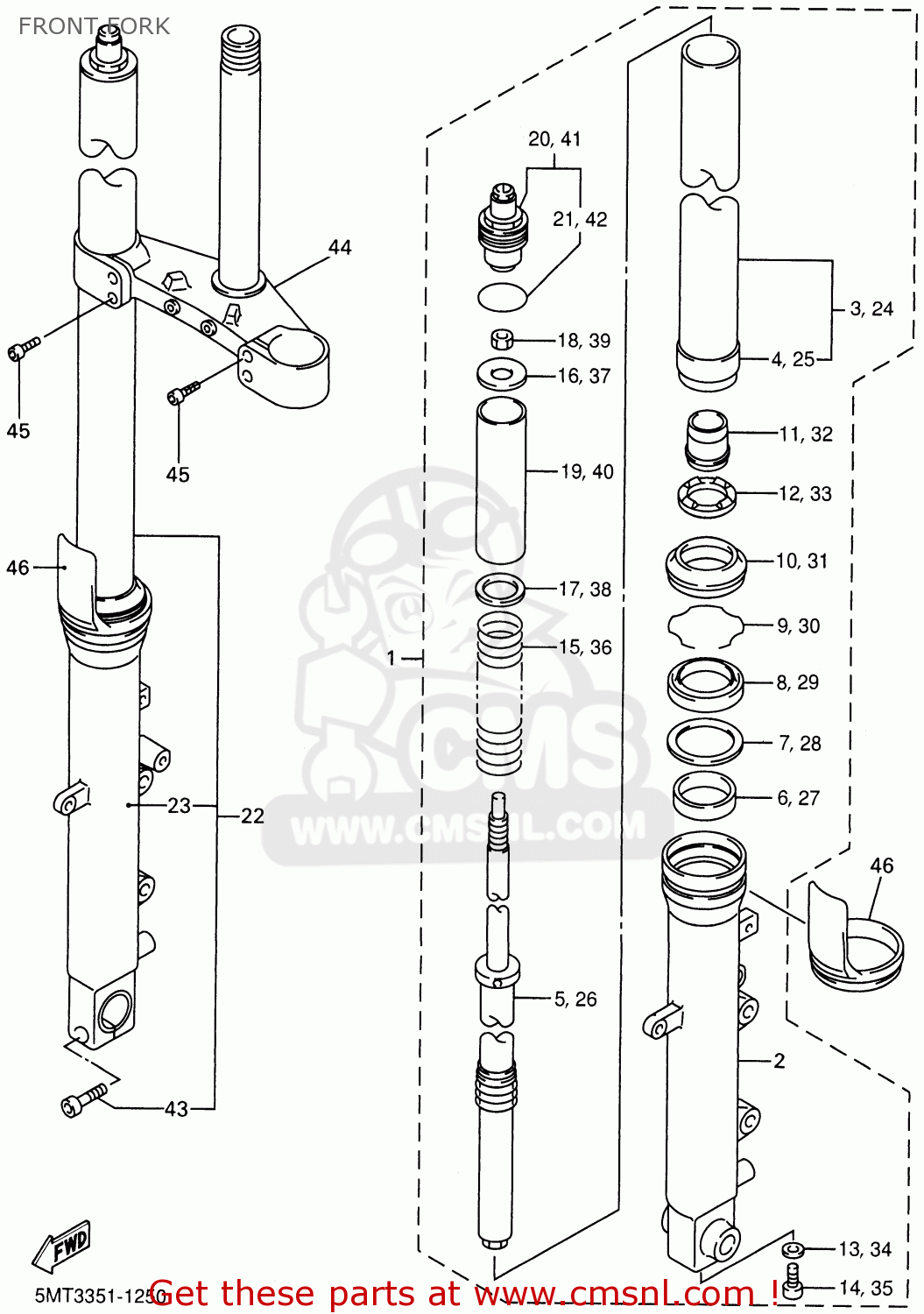 5MT2317300 Spindle, Taper Yamaha buy the 5MT2317300 at CMSNL