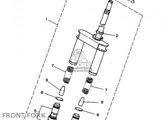 (5BM2310001) FRONT FORK ASSY (5BM2310001) FRONT FORK ASSY