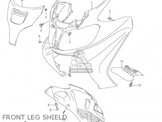 COVER,FR LEG SHIELD(BLUE) COVER,FR LEG SHIELD(BLUE)