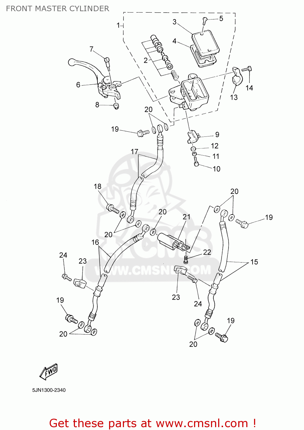 5JNF588500: Joint Yamaha - buy the 5JN-F5885-00 at CMSNL