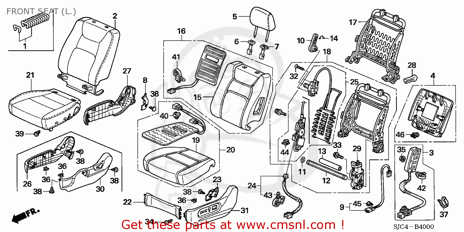 81207SEPA00: Sub-wire, R. (4 Way) Honda - buy the 81207-SEP-A00 at CMSNL