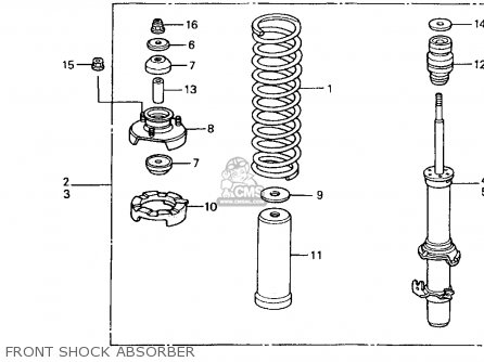 51401SM1A22: Spring,fr.(rissc) Honda - buy the 51401-SM1-A22 at CMSNL