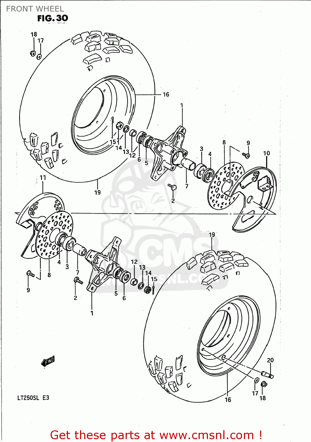 Suzuki HUB,FR 5411119A1119F Suzuki HUB,FR 5411119A1119F