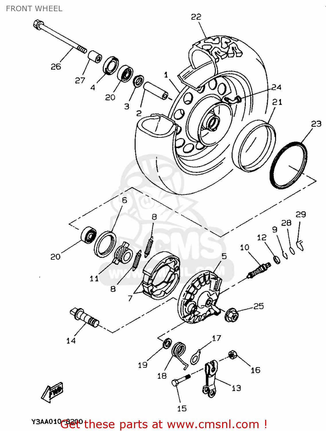 3VLF517000: Air Valve Assy Yamaha - buy the 3VL-F5170-00 at CMSNL