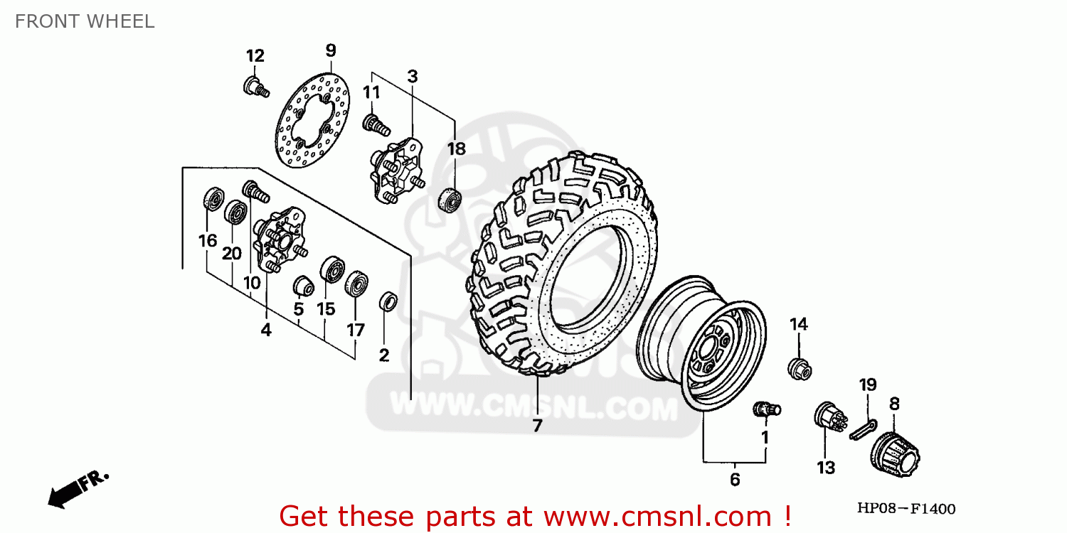 Honda HUB SUB ASSY,FR 44615HP0670 Honda HUB SUB ASSY,FR 44615HP0670