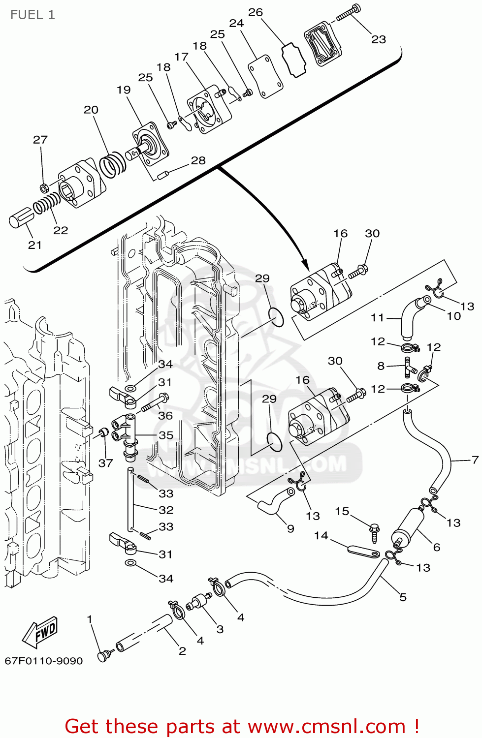 FUEL PUMP ASSY for F80/F100TLRY 2000 order at CMSNL