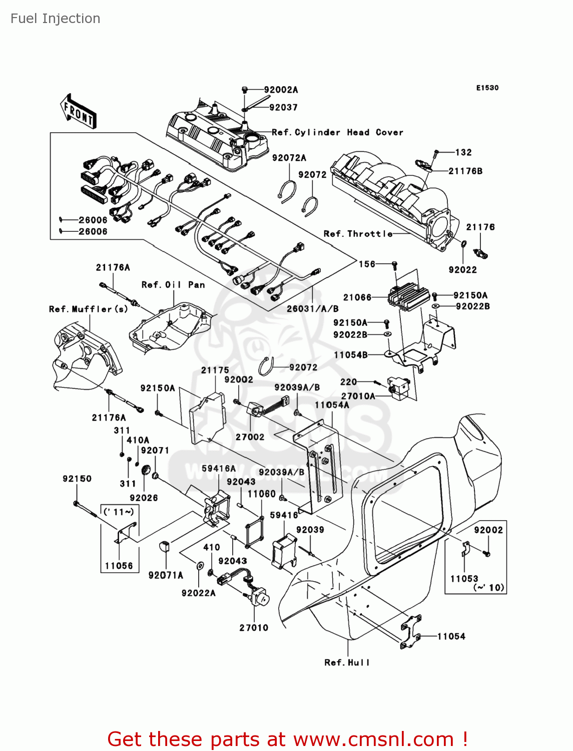 260313729 Harness,engine Kawasaki buy the 260313729 at CMSNL