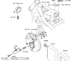 Kawasaki Mule Fuel Injection Pressure Sensor 21176-1095 New OEM 