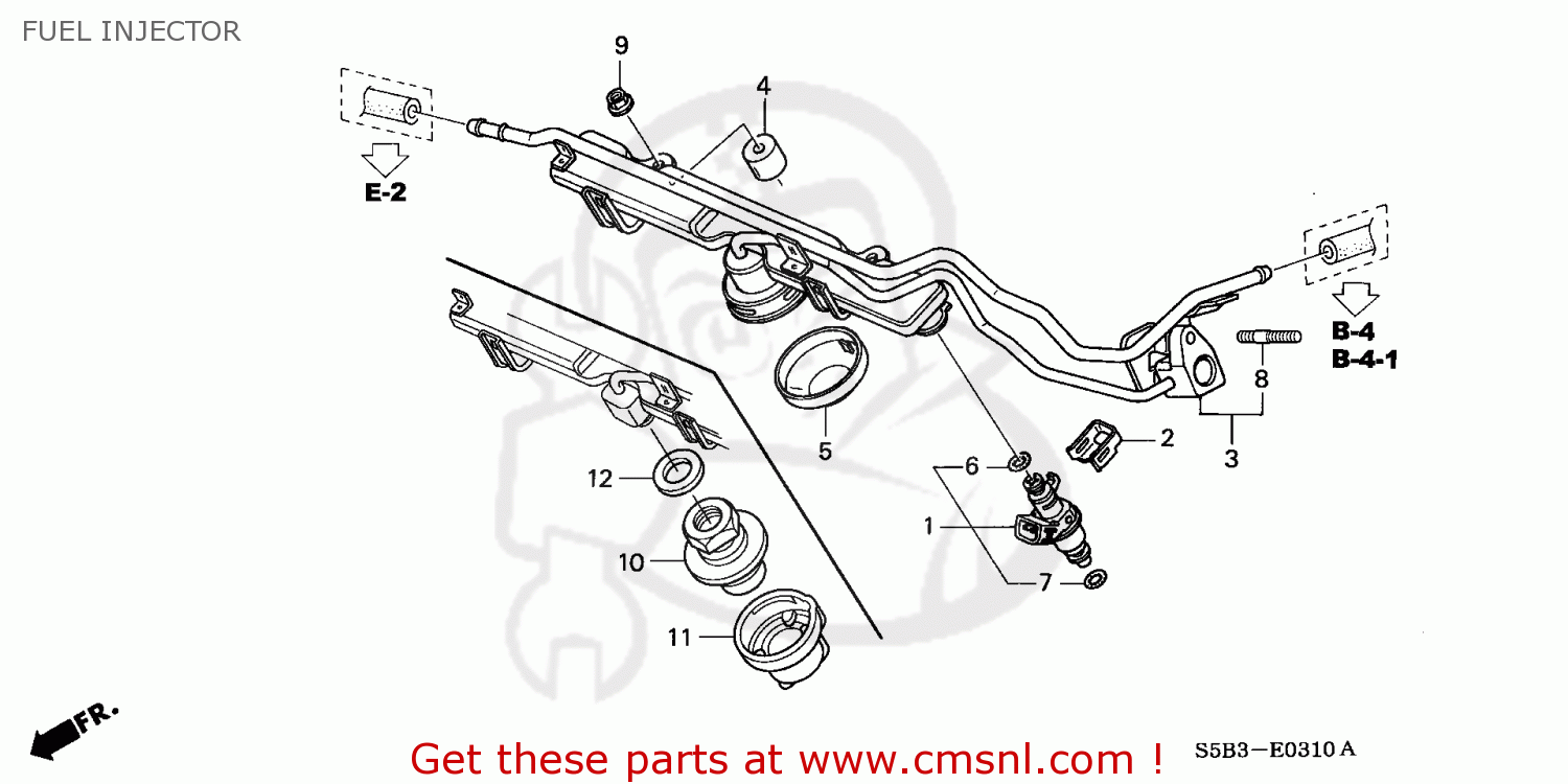 16450PZAL01 Injector Assy., Fuel Honda buy the 16450PZAL01 at CMSNL