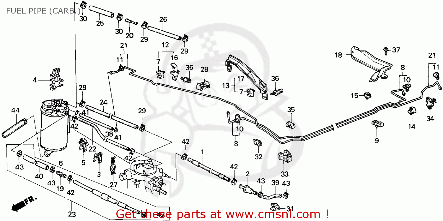 17700SE0A01 Pipe, Fuel Feed Honda buy the 17700SE0A01 at CMSNL