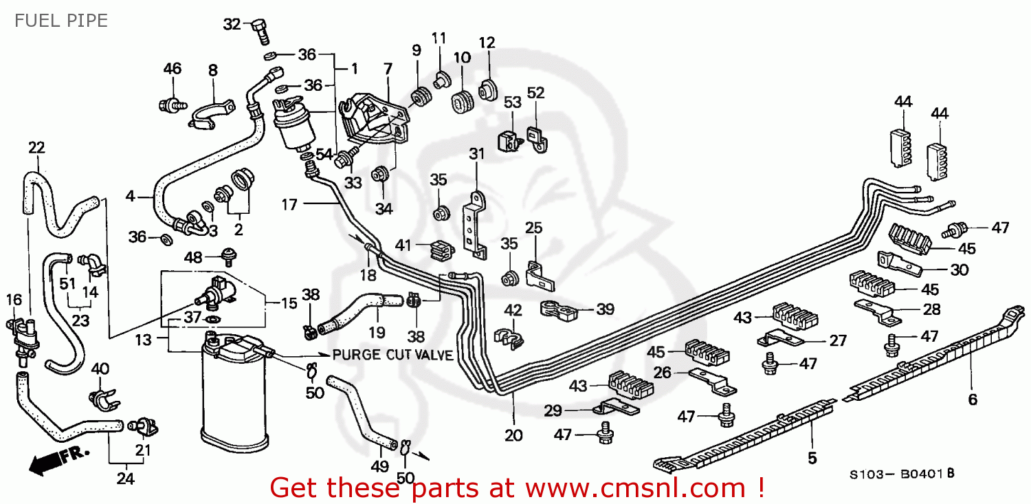 16722PHK003: Hose Comp,fuel Fe Honda - buy the 16722-PHK-003 at CMSNL