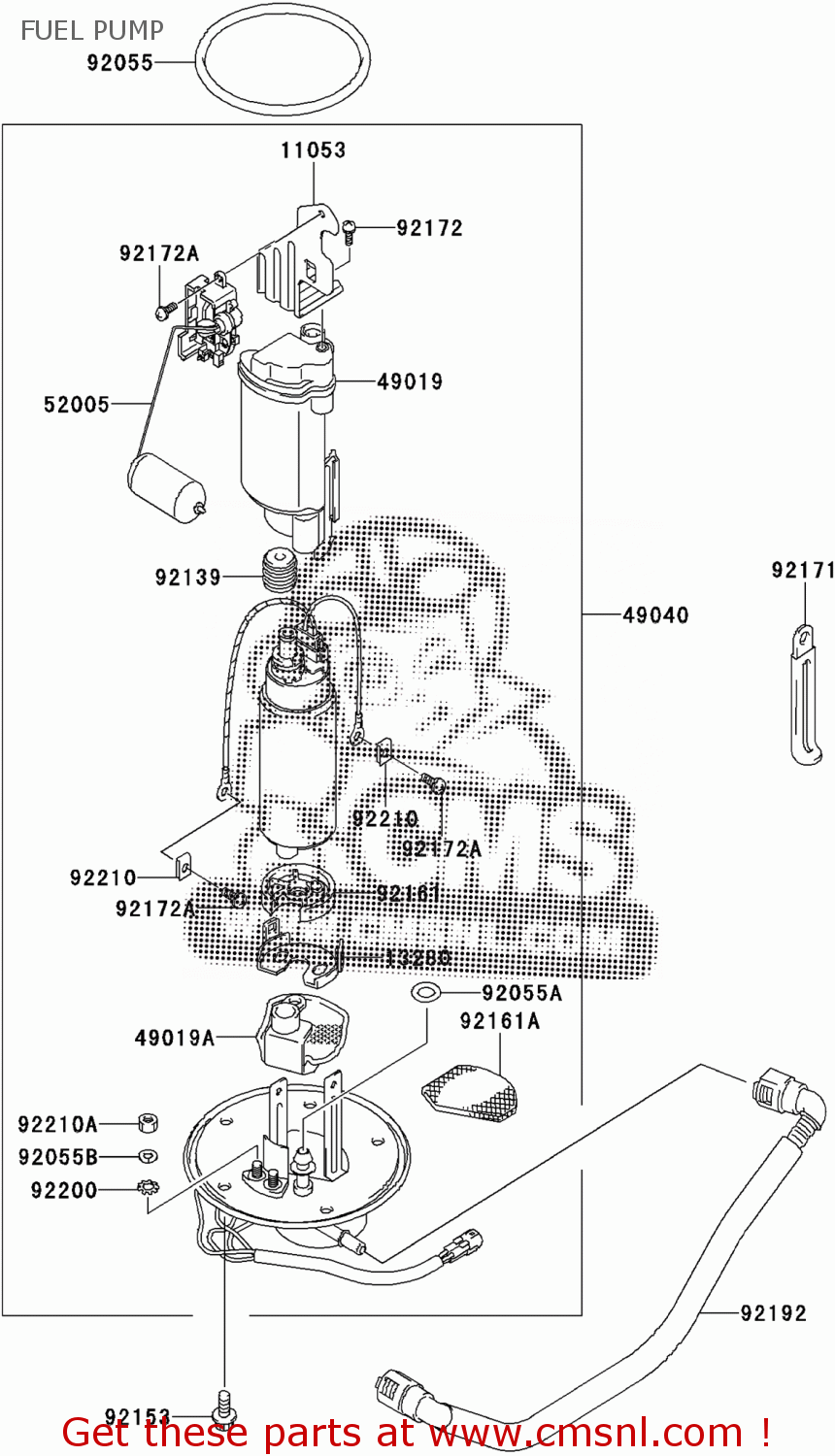 49040S005 Pumpfuel Kawasaki buy the 49040S005 at CMSNL