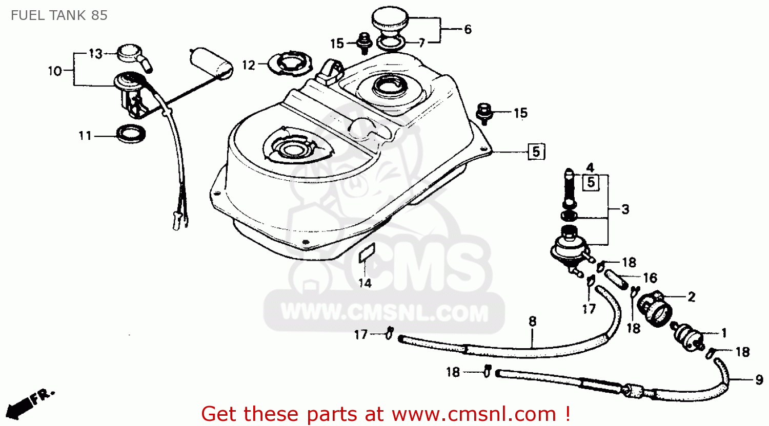 17680GE0710 Tube, Carburetor Honda buy the 17680GE0710 at CMSNL