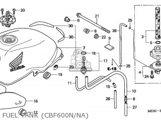 (17506-MER-D01) CUSH,FUEL TANK RR (17506-MER-D01) CUSH,FUEL TANK RR
